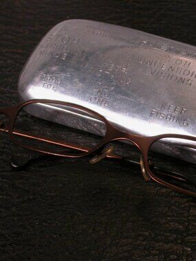 La Eyeworks 534 Bronze Metal Craft Fashion Eyeglasses Frames